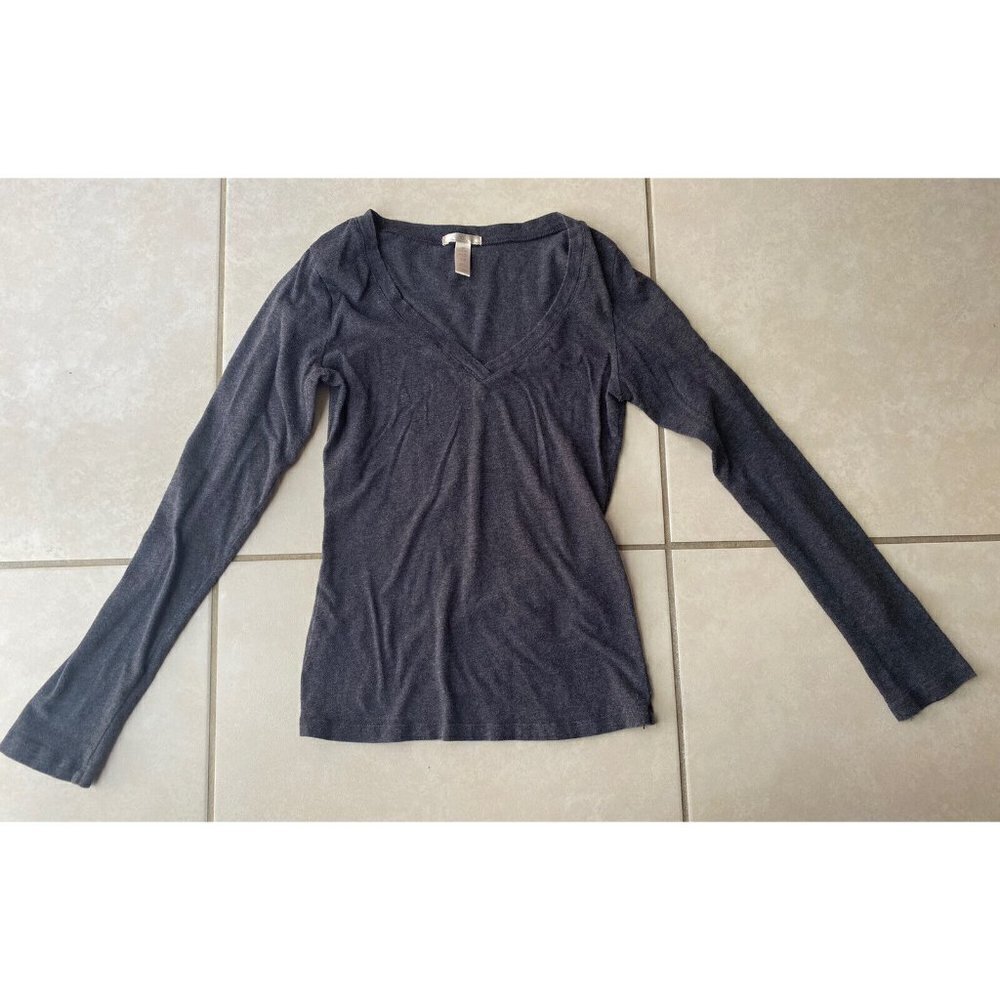 Vixen Women’s Gray Long Sleeve Top T Shirt Size M